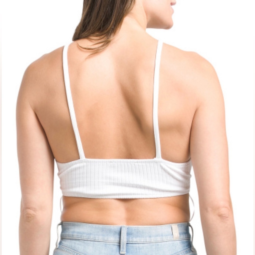 Zara Women's White Cut Out Body Suit, Halter Neck, Size L, NWT - Picture 12 of 13